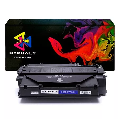 TONER COMPATÍVEL COM Q5949X Q7553X 1320 1160 M2727 7K BYQUALY